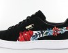 Puma Suede hyper embelished Noir floral