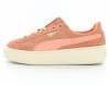 Puma Suede platform core rose-coral-cloud