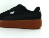 Puma Suede platform gum Noir-Gomme