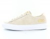 Puma Suede trim beige or blanc