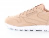 Reebok CL leather nude Rose rose blanc