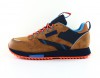 Reebok Cl leather ripple t marron bleu marine orange bleu