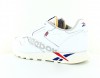 Reebok CL leather vector blanc bleu rouge