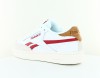 Reebok Club c revenge blanc rouge marron clair