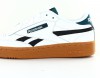 Reebok Club c revenge mu blanc noir vert gomme