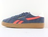 Reebok Clubc ground suede bleu rouge gomme