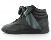 Reebok Freestyle Hi Satin Bow Noir