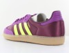 Adidas Samba og bordeaux rose jaune beige satin