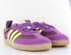 Adidas Samba og bordeaux rose jaune beige satin