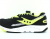 Saucony Aya noir vert fluo