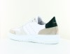 Schmoove Evoc sneaker perfo suede blanc beige vert