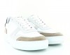 Schmoove Evoc sneaker suede blanc gris clair beige noir