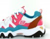 Skechers D'lites 2 One piece chopper-blanc-rose-bleu