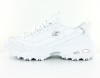 Skechers D lites blanc blanc argent