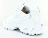 Skechers D lites blanc blanc argent