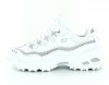 Skechers D lites paillette Blanc-argent