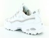 Skechers D lites paillette Blanc-argent