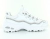 Skechers D lites paillette Blanc-argent