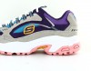 Skechers Stamina gris violet jaune bleu