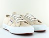 Superga 2750 lamew or blanc