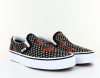 Vans Classic slip-on tiger floral noir blanc orange print