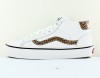 Vans Mid Skool 37 blanc leopard