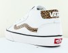 Vans Mid Skool 37 blanc leopard