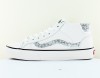 Vans Mid Skool 37 blanc serpent argent