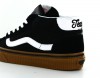 Vans Mid Skool 37 Noir blanc gomme