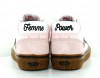 Vans Mid Skool 37 rose blanc gomme