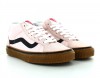 Vans Mid Skool 37 rose blanc gomme