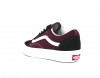 Vans Old Skool bordeaux noir blanc