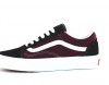 Vans Old Skool bordeaux noir blanc