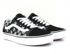 Vans Comfycush old skool noir blanc vert floral