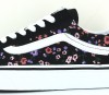 Vans Old skool floral noir blanc floral