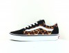 Vans Old skool leopard noir blanc print leopard