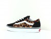 Vans Old skool leopard noir blanc print leopard