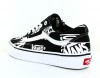 Vans Old Skool logo mix Noir blanc