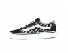 Vans Old skool logo repeat noir blanc