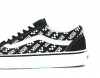 Vans Old skool logo repeat noir blanc