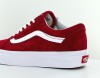 Vans Oldskool Pig Suede Rouge-Blanc