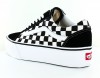 Vans Old Skool platform checkerboard Noir blanc