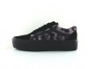 Vans Old skool plateform mix leopard noir rose