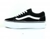 Vans Old skool plateform noir-blanc