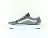 Vans Old skool prism suede gris argent brillant blanc