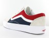 Vans Old skool retro block blanc bleu rouge