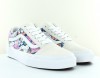 Vans Old skool retro floral blanc rose bleu floral