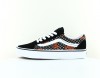 Vans Old skool tiger floral noir blanc