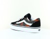 Vans Old skool tiger floral noir blanc