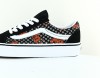 Vans Old skool tiger floral noir blanc